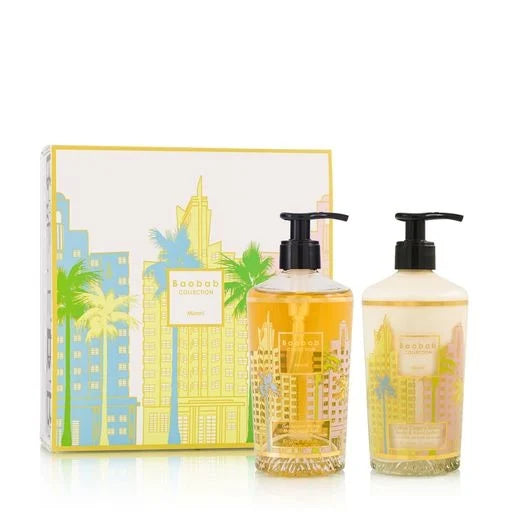 Baobab Gift Box - Body & Hand Lotion + Hand Wash Gel - Miami