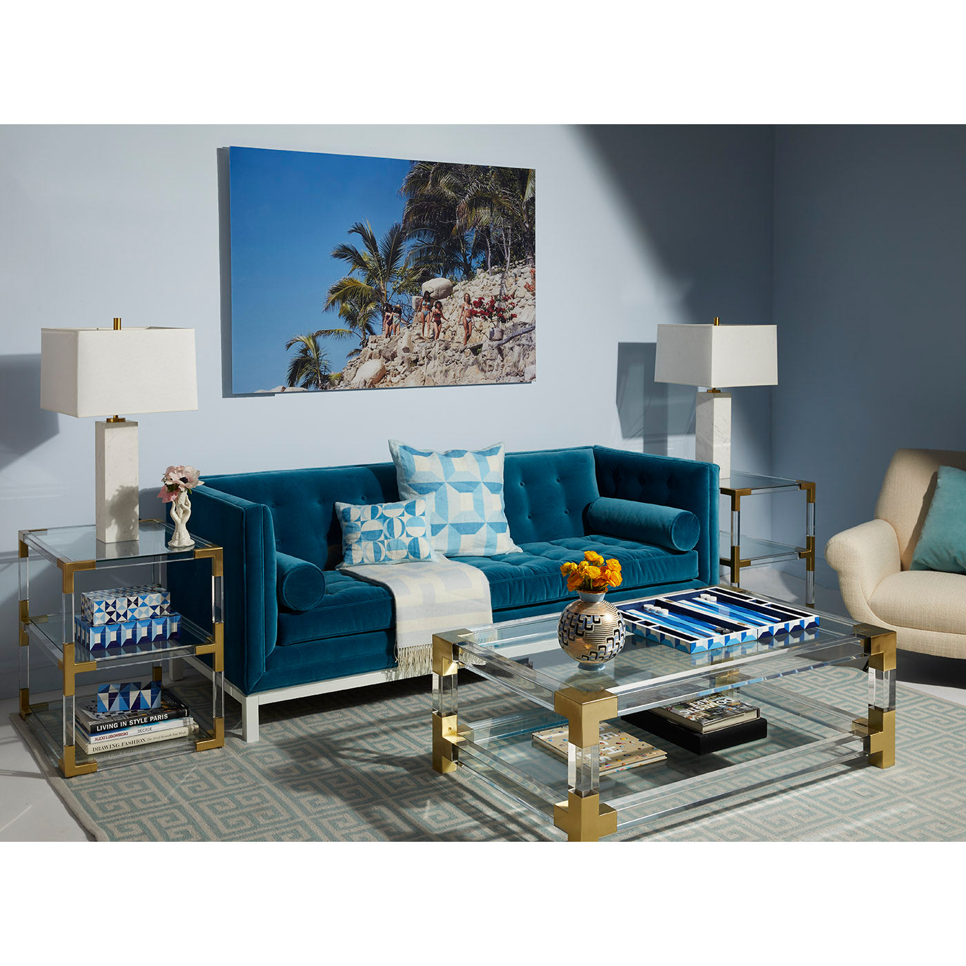 Jonathan Adler Sorrento Backgammon Set
