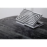 Jonathan Adler Op Art Backgammon Set  - Black/White