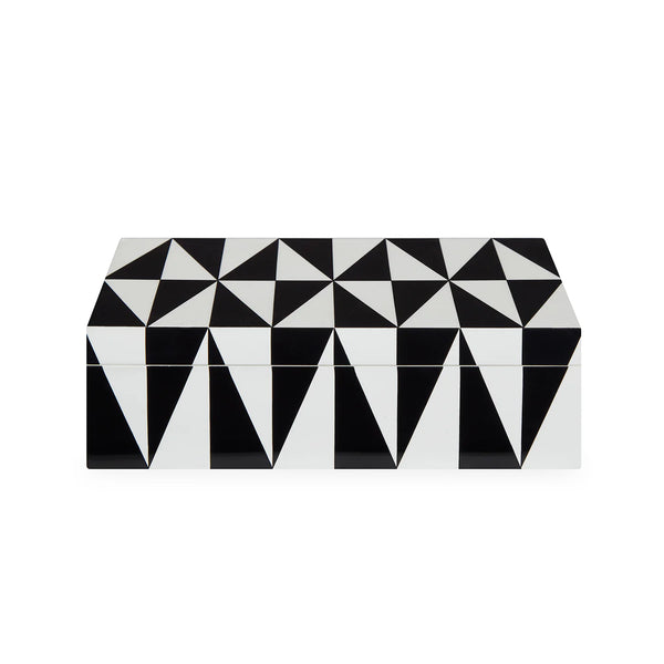 Op Art Box - Medium - Black/White