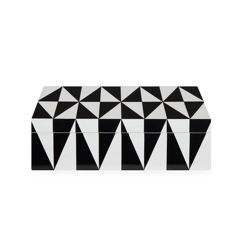 Op Art Box - Medium - Black/White
