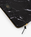 Black Marble Laptop 15" Sleeve