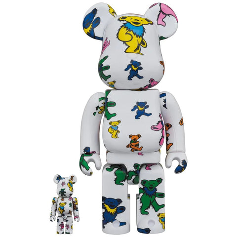 BE@RBRICK GRATEFUL DEAD (DANCING BEAR) 100% & 400% set