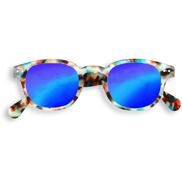 IZIPIZI משקפי שמש מראה Blue Tortoise #C