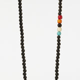 שרשרת לטלפון CARLA 120cm with black beads
